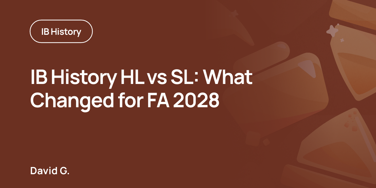 IB History HL vs SL: What Changed for FA 2028