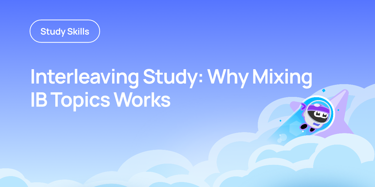 Interleaving Study: Why Mixing IB Topics Works