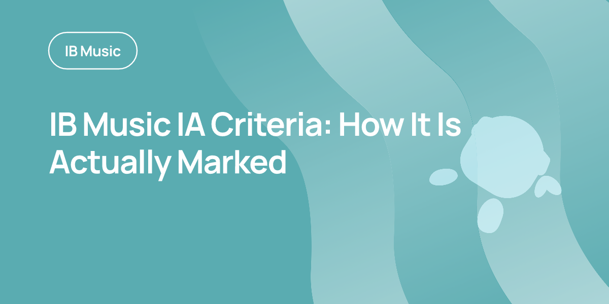IB Music IA Criteria: How It Is Actually Marked