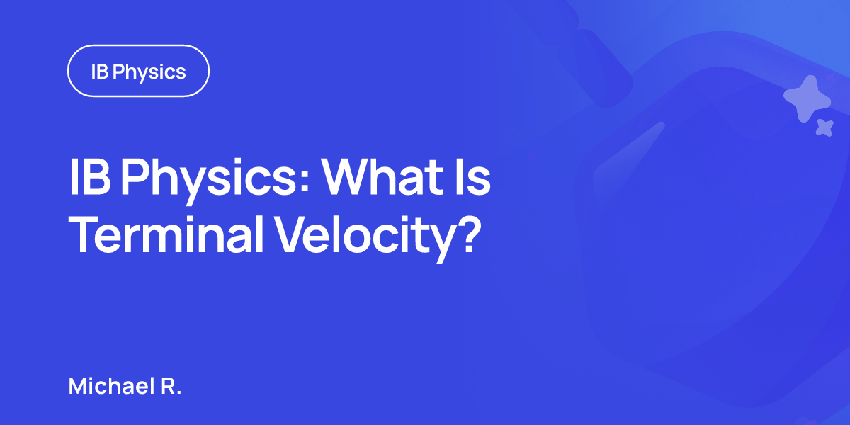IB Physics: What Is Terminal Velocity?