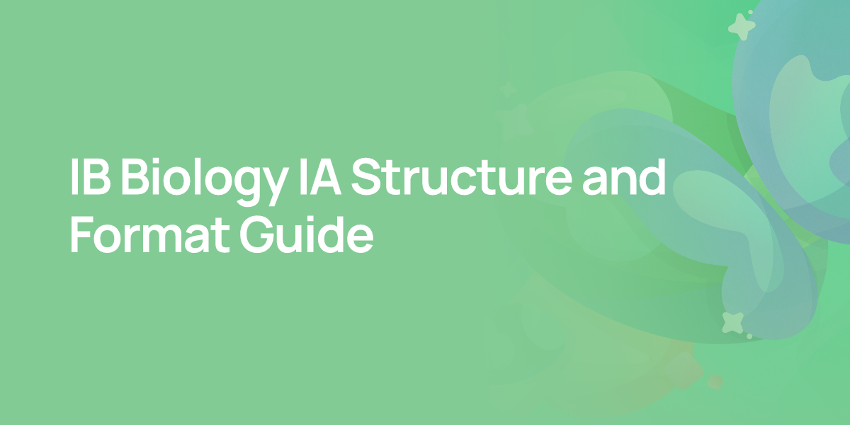 IB Biology IA Structure and Format Guide