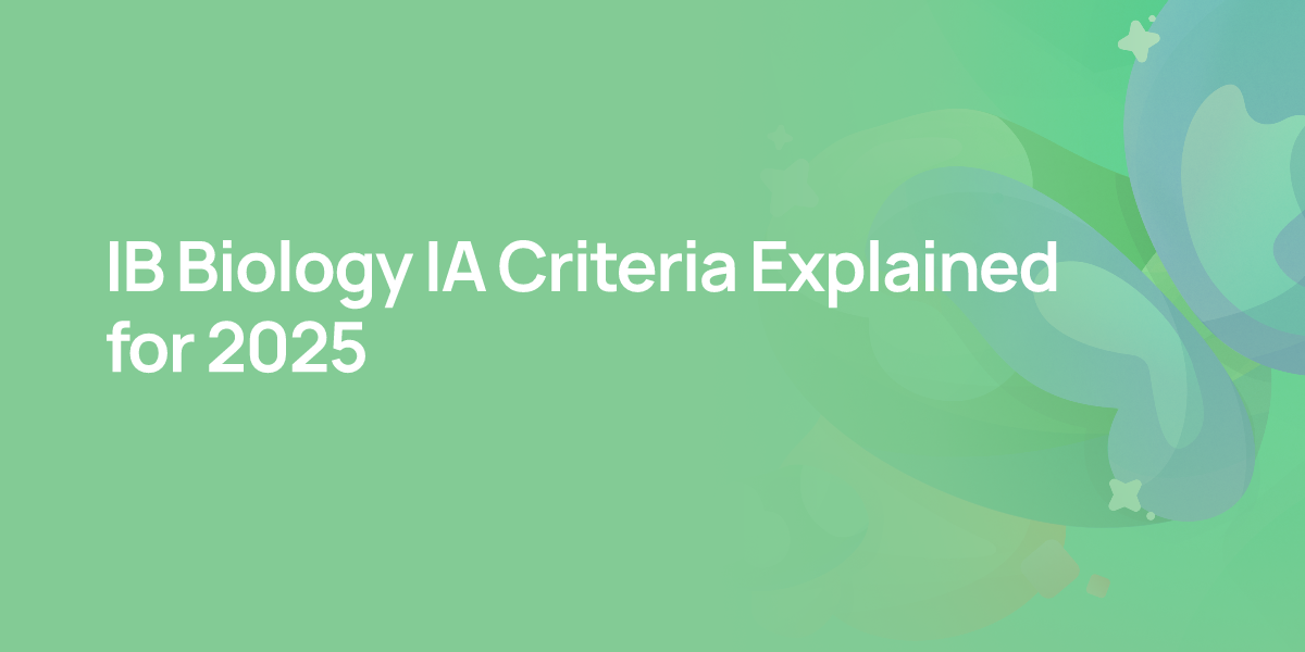IB Biology IA Criteria Explained for 2025