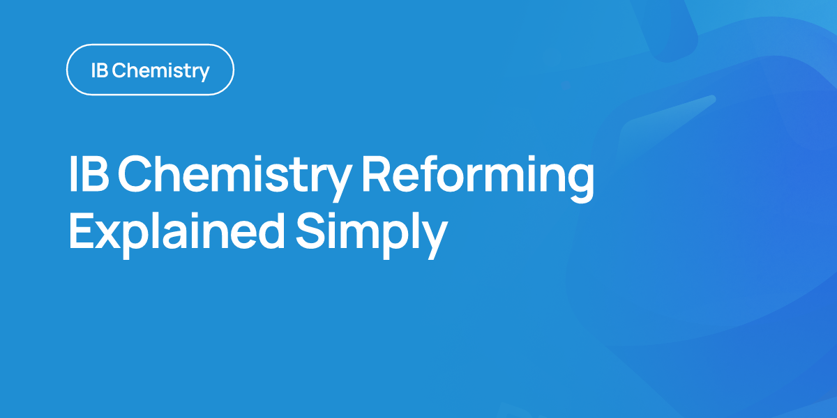 IB Chemistry Reforming Explained Simply