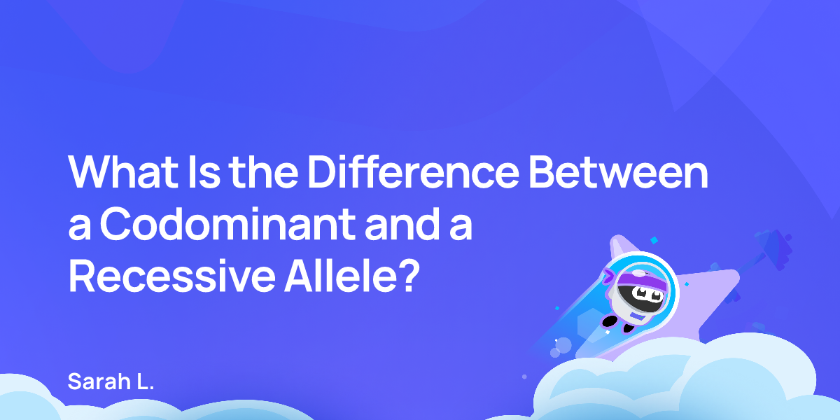 What Is the Difference Between a Codominant and a Recessive Allele?