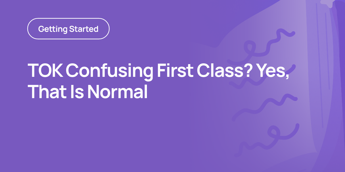 TOK Confusing First Class? Yes, That Is Normal
