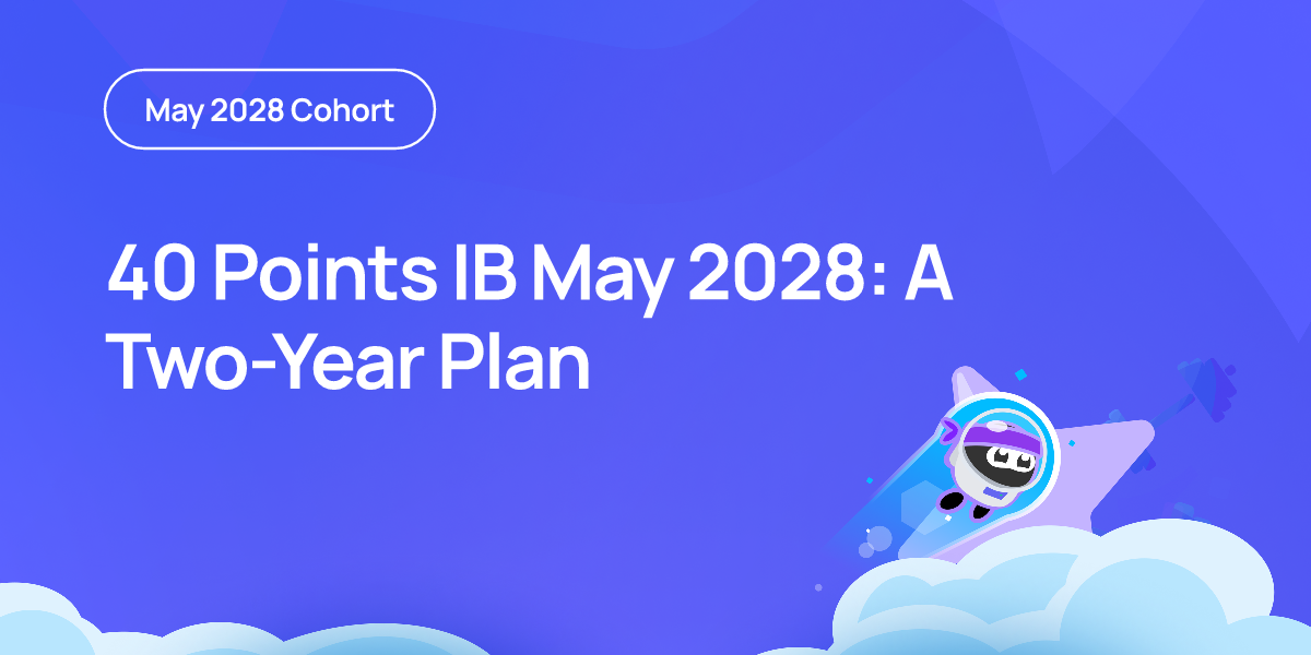 40 Points IB May 2028: A Two-Year Plan