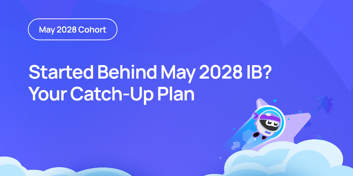 Started Behind May 2028 IB? Your Catch-Up Plan