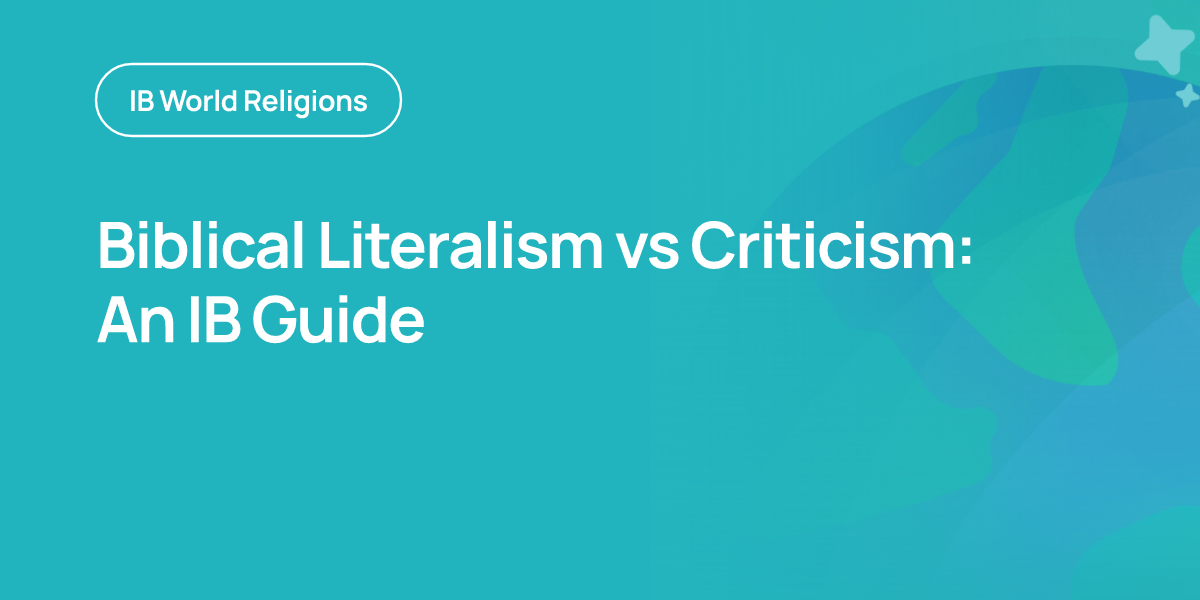 Biblical Literalism vs Criticism: An IB Guide