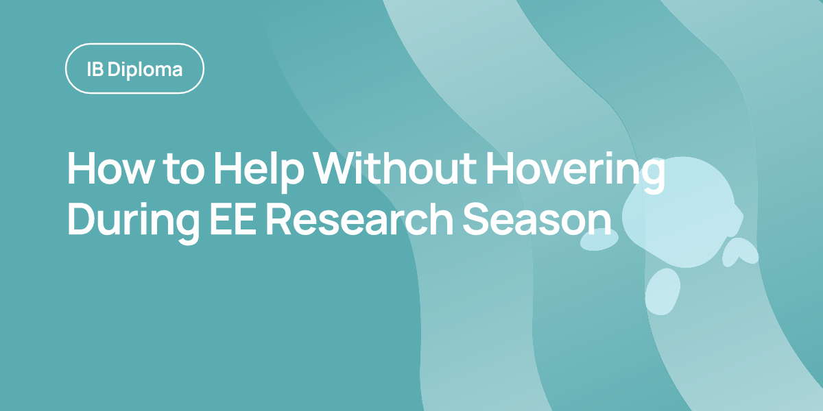 How to Help Without Hovering During EE Research Season