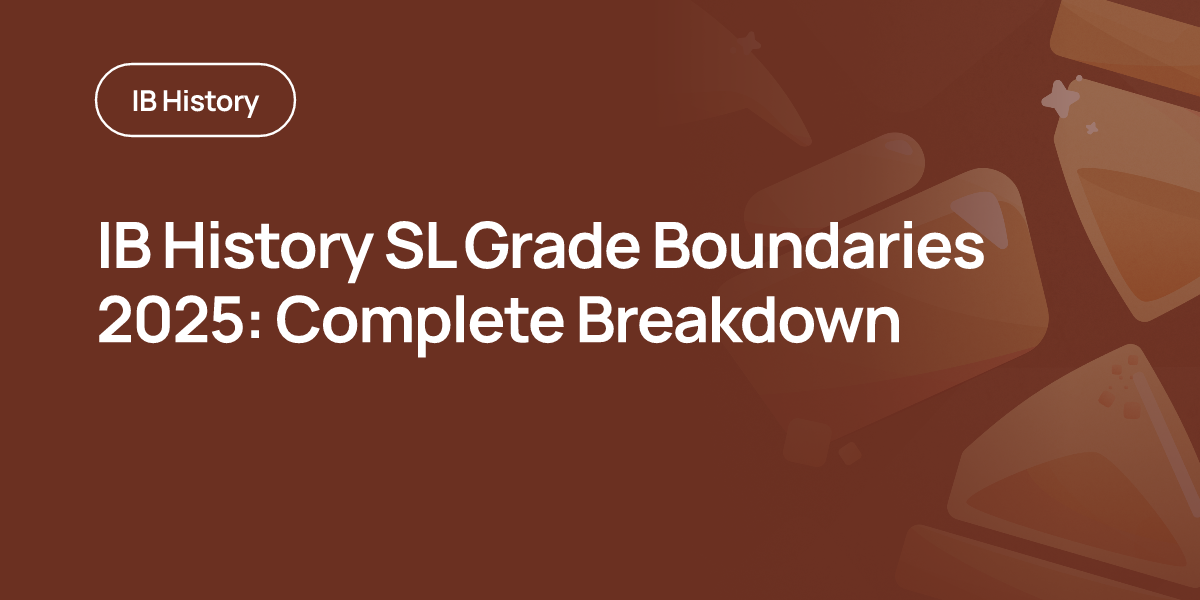 IB History SL Grade Boundaries 2025: Complete Breakdown