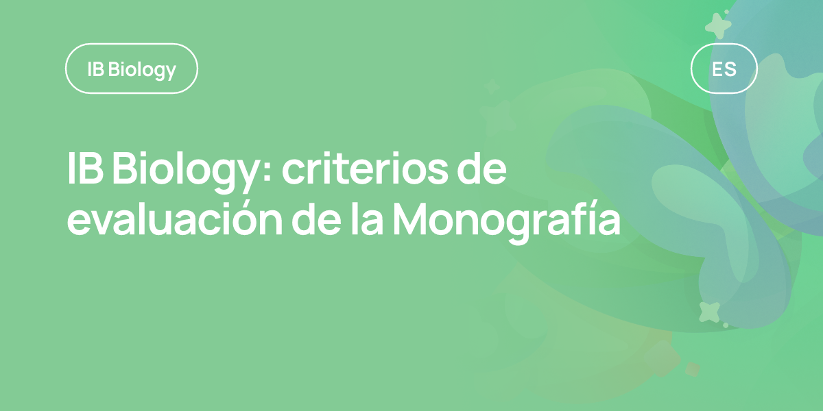 IB Biology: criterios de evaluación de la Monografía