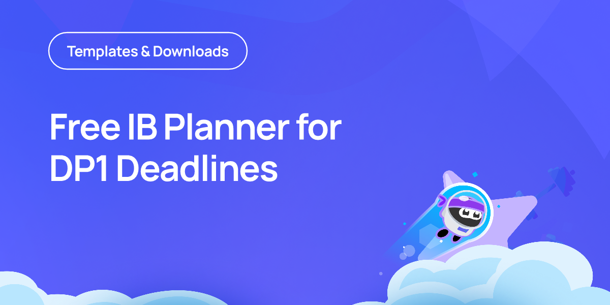 Free IB Planner for DP1 Deadlines