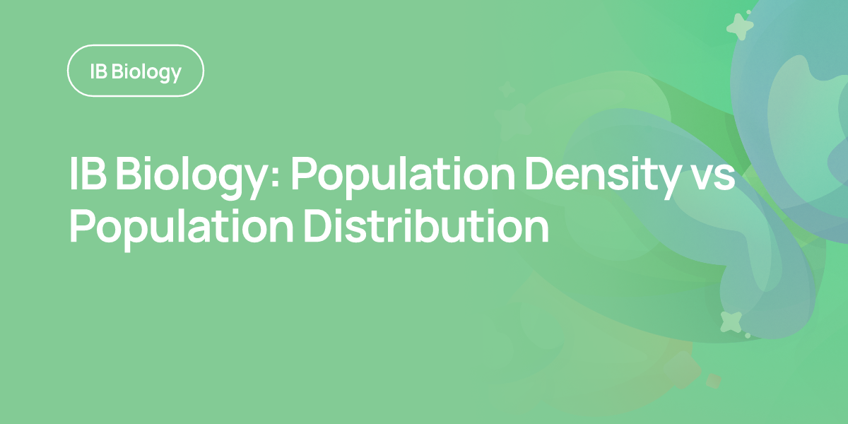 IB Biology: Population Density vs Population Distribution