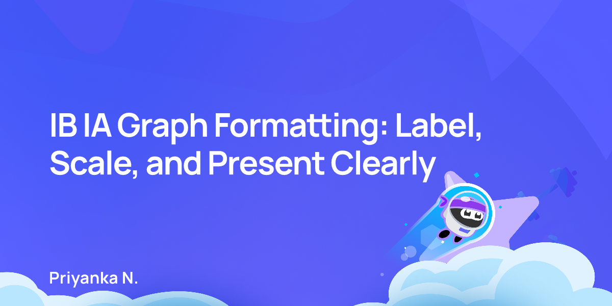 IB IA Graph Formatting: Label, Scale, and Present Clearly