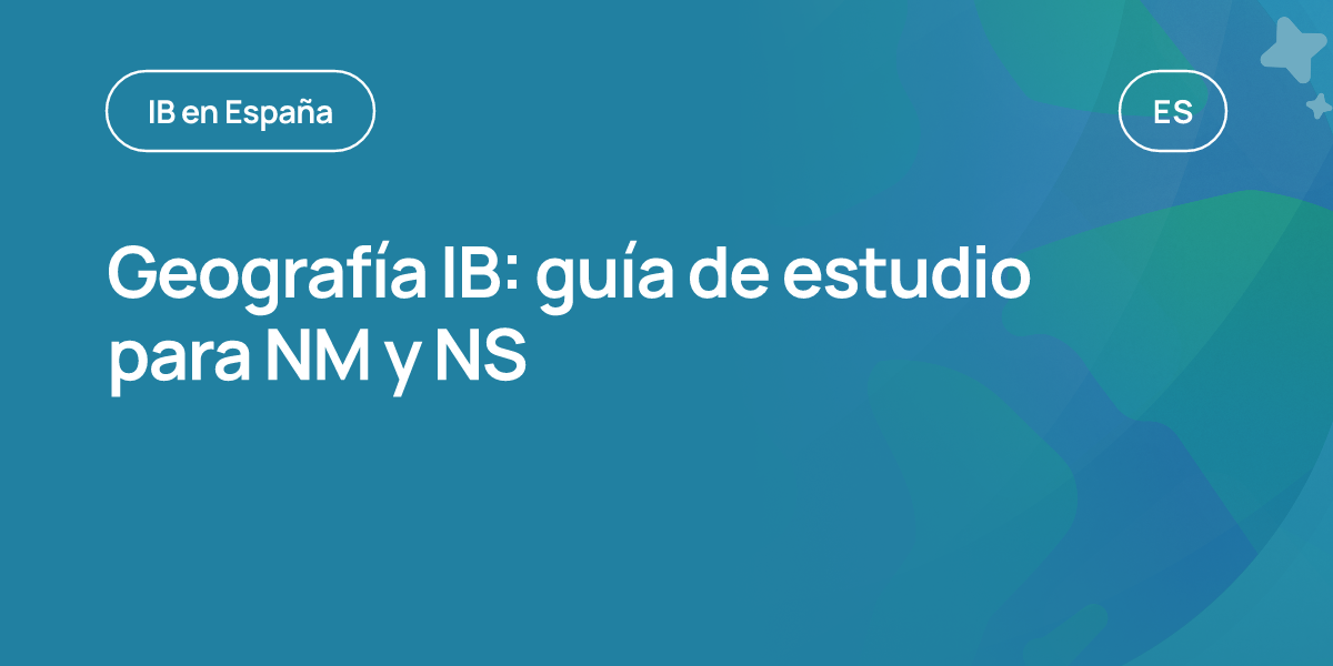 Geografía IB: guía de estudio para NM y NS