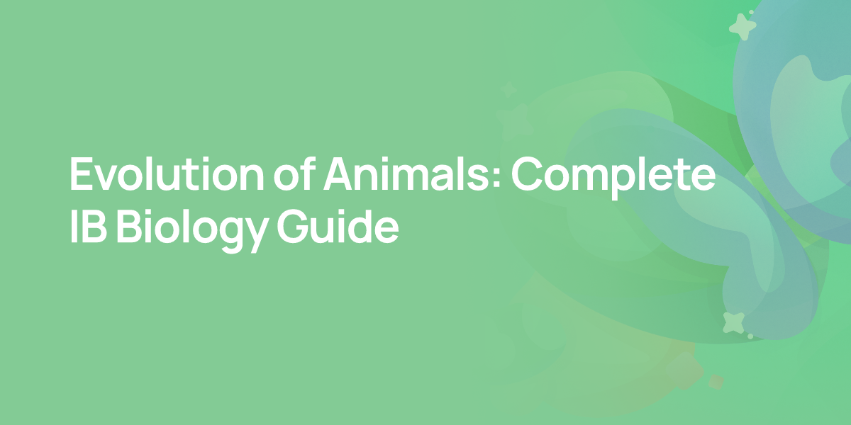 Evolution of Animals: Complete IB Biology Guide