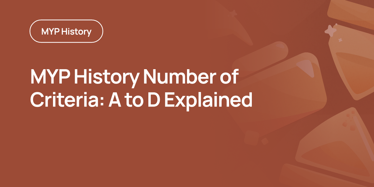 MYP History Number of Criteria: A to D Explained