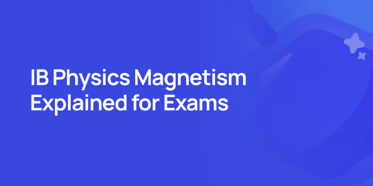 IB Physics Magnetism Explained for Exams