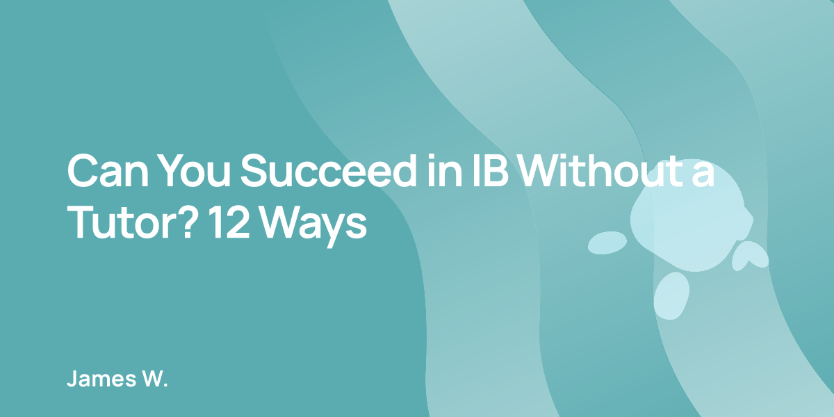 Can You Succeed in IB Without a Tutor? 12 Ways