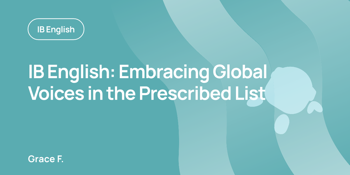 IB English: Embracing Global Voices in the Prescribed List