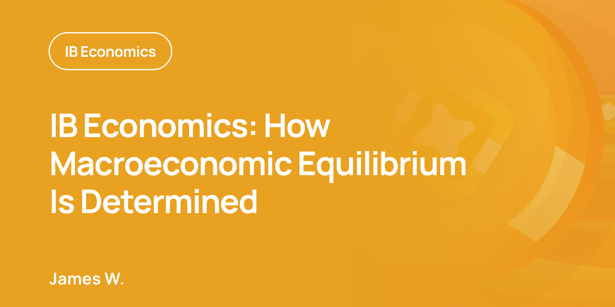 IB Economics: How Macroeconomic Equilibrium Is Determined