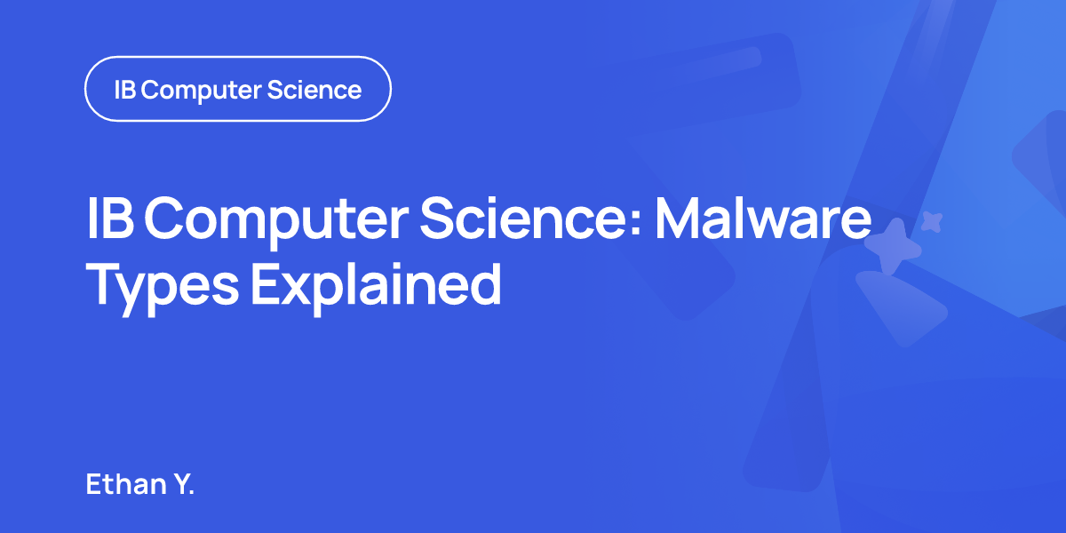 IB Computer Science: Malware Types Explained