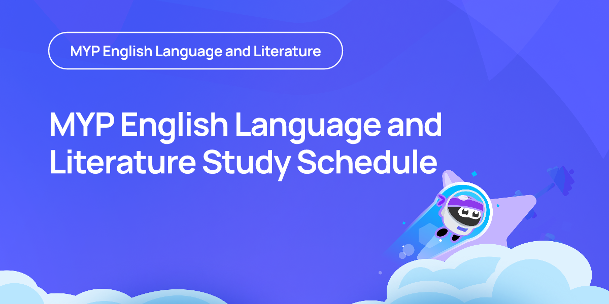 MYP English Language and Literature Study Schedule