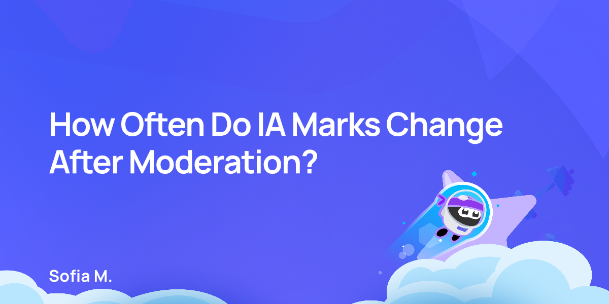How Often Do IA Marks Change After Moderation?
