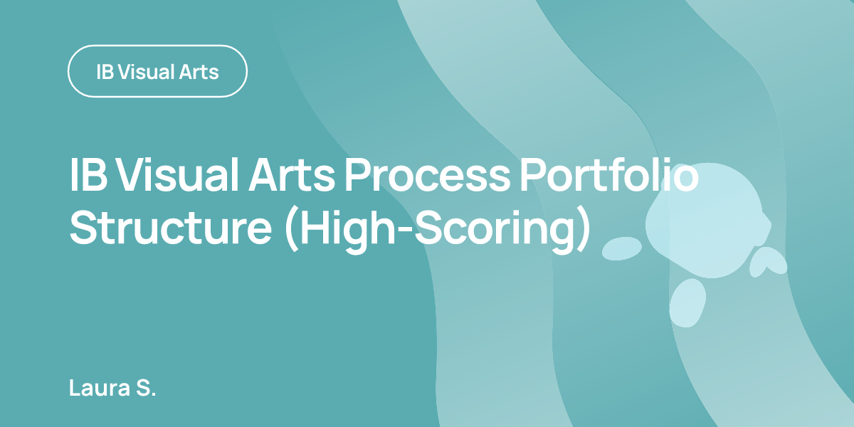 IB Visual Arts Process Portfolio Structure (High-Scoring)