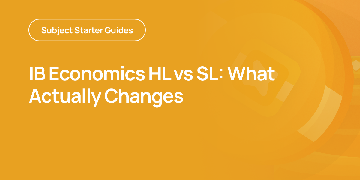 IB Economics HL vs SL: What Actually Changes