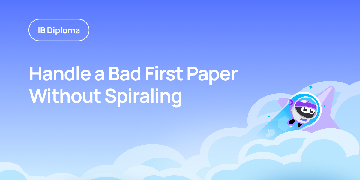 Handle a Bad First Paper Without Spiraling
