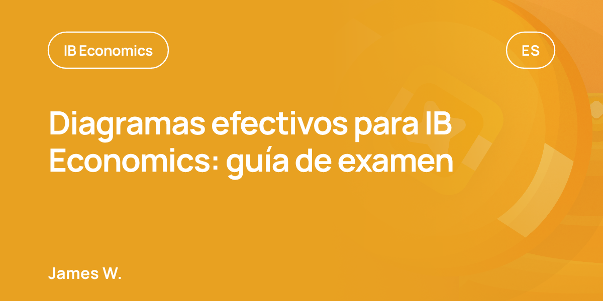 Diagramas efectivos para IB Economics: guía de examen