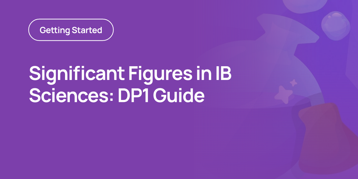 Significant Figures in IB Sciences: DP1 Guide