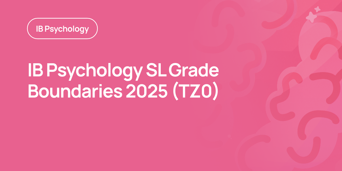 IB Psychology SL Grade Boundaries 2025 (TZ0)