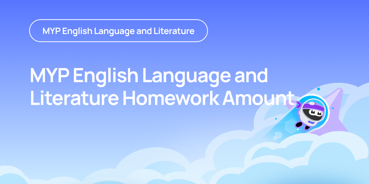 MYP English Language and Literature Homework Amount