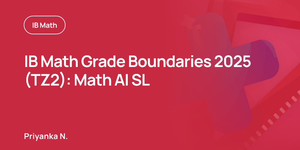 IB Math Grade Boundaries 2025 (TZ2): Math AI SL