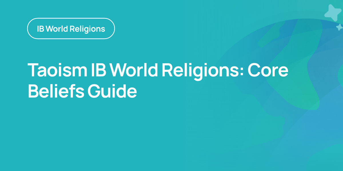 Taoism IB World Religions: Core Beliefs Guide