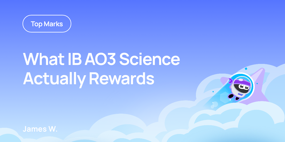 What IB AO3 Science Actually Rewards