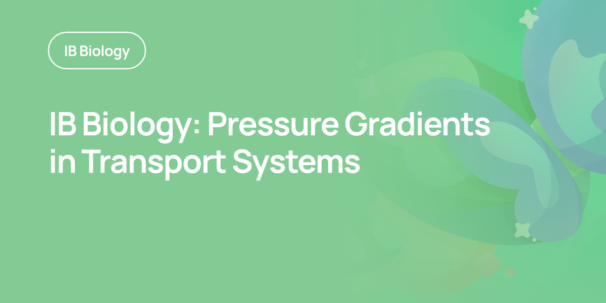 IB Biology: Pressure Gradients in Transport Systems