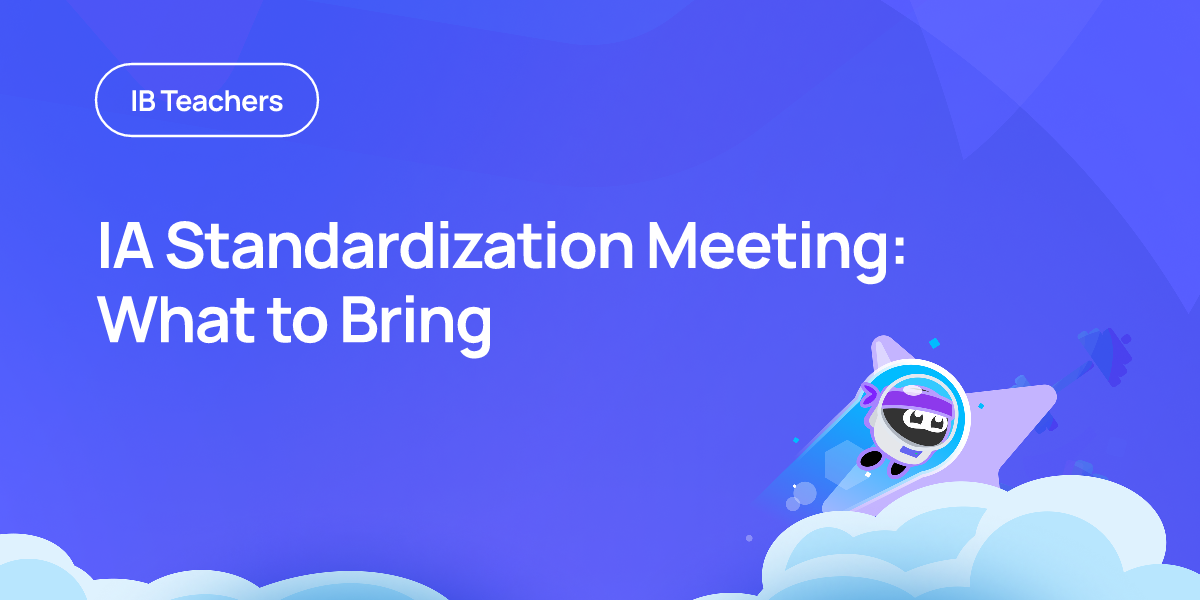 IA Standardization Meeting: What to Bring