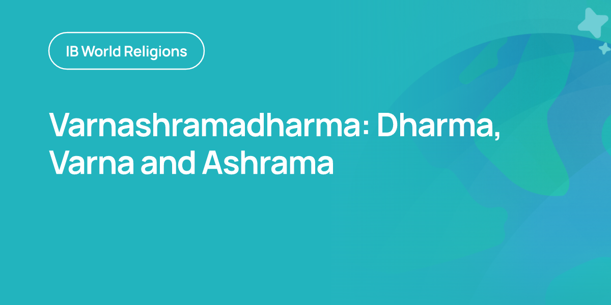 Varnashramadharma: Dharma, Varna and Ashrama