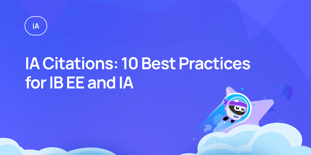 IA Citations: 10 Best Practices for IB EE and IA