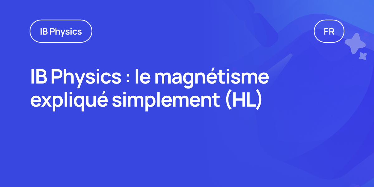 IB Physics : le magnétisme expliqué simplement (HL)