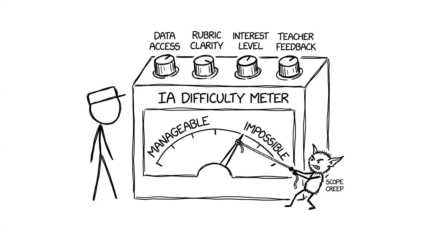 Scope creep gremlin pulling the difficulty meter