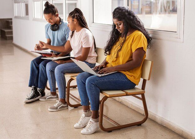lobby studying
