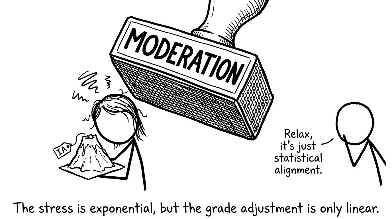 A tiny IA facing a giant moderation stamp