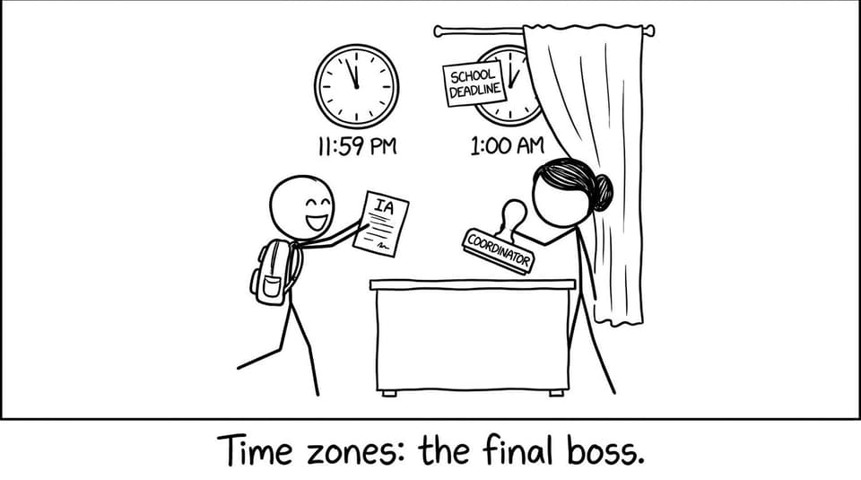 Student vs clocks