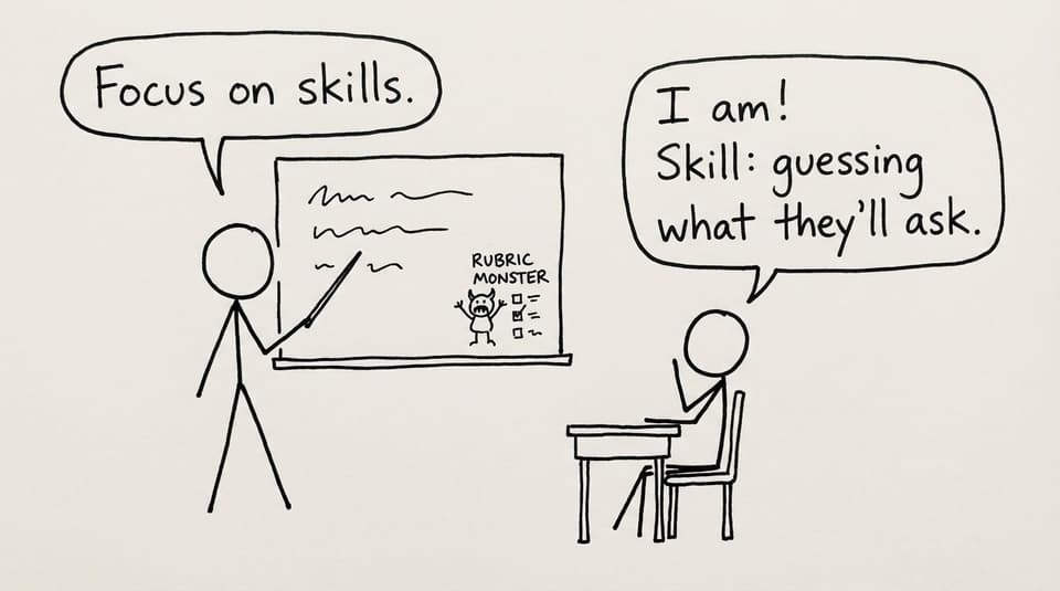 Teacher vs student skill definition