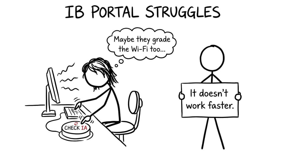 Student refreshing portal with CHECK IA button