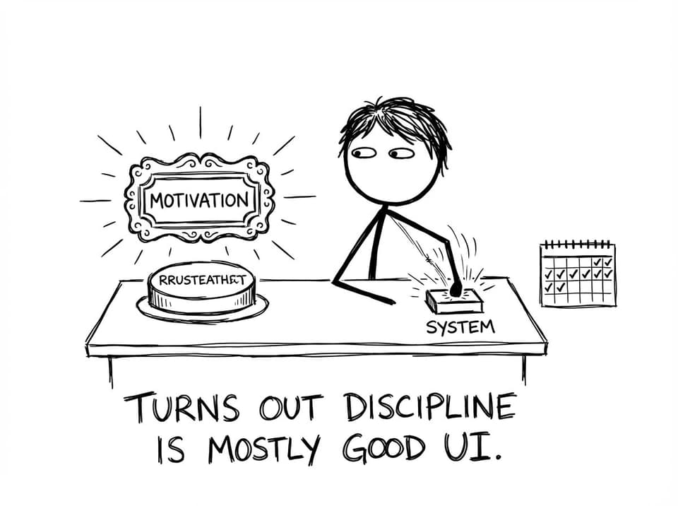 Motivation vs system comic